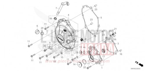 RIGHT CRANKCASE COVER CBR1000STR de 2024